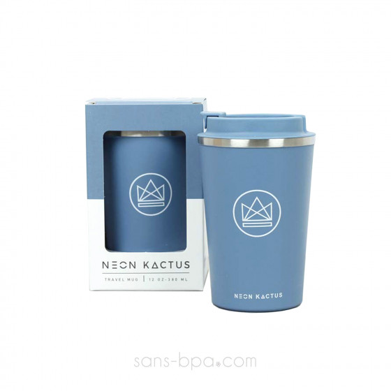 Tasse inox isolée 380 ml BLEU