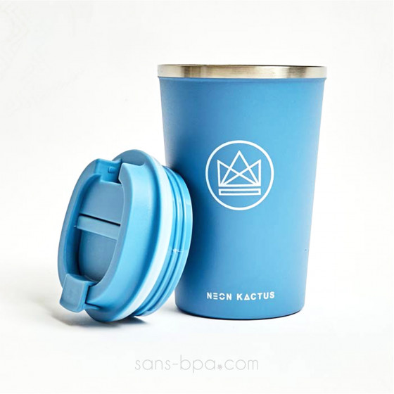 Tasse inox isolée 380 ml BLEU