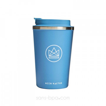 Tasse inox isolée 380 ml BLEU 2