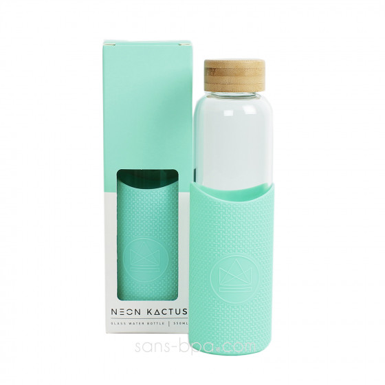 Gourde verre & silicone 550 ml MINT