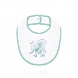 Bavoir coton BIO - ELEPHANT