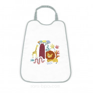 Serviette élastiquée coton - LION