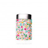 Boite repas isotherme 100% inox FLORA ROSE  - 650 ml