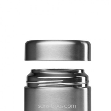 Boite repas isotherme 100% inox TURQUOISE  - 650 ml 2