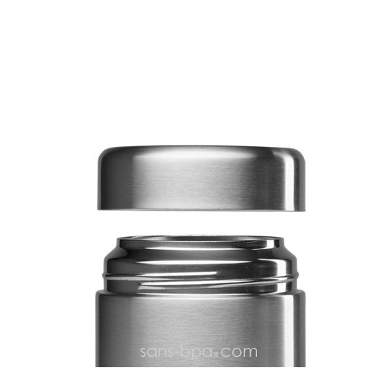 Boite repas isotherme 100% inox TURQUOISE  - 650 ml