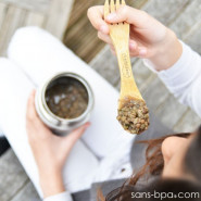 Boite repas isotherme 100% inox TURQUOISE - 650 ml