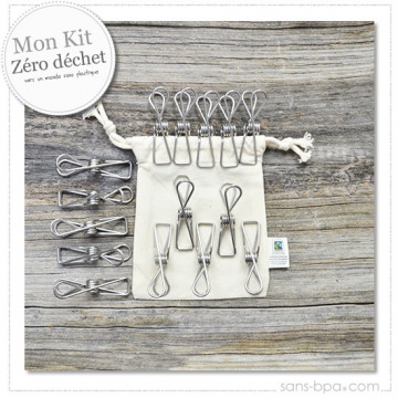 Kit économique 10 pinces inox 2
