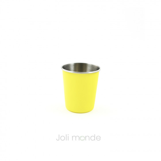 La P'tite timbale inox 180ml - Color - Citron
