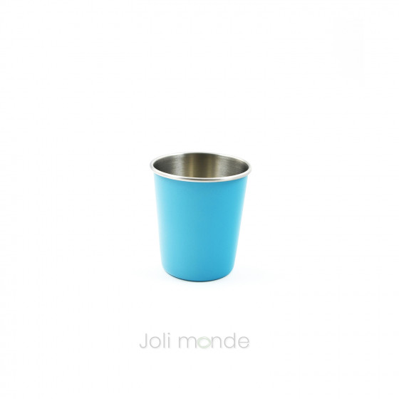 Lot de 4 P'tites timbales inox 180ml - LA MARINA