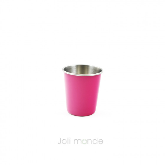 Lot de 4 P'tites timbales inox 180ml - LA MARINA