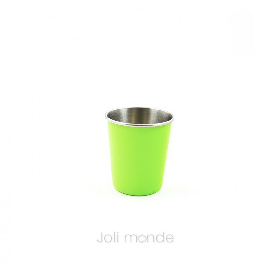Lot de 4 P'tites timbales inox 180ml - LA MARINA