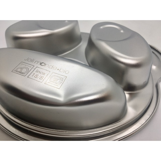 Cabosse - POCA le panda - Plateau repas 3 compartiments Kids - Joli Monde