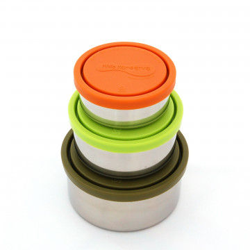 LOT 3 BOITES GIGOGNES en inox de KIDS KONSERVE