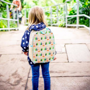 Cartable maternelle lin enduit RENARD