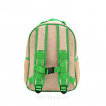 Cartable maternelle lin enduit Panda