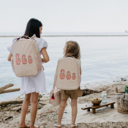 Cartable maternelle lin enduit POUPEES RUSSES