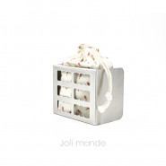 Ensemble 6 moules à glaces inox MINI EXQUIMO 45ml