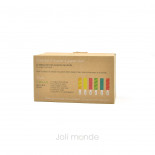 Ensemble 6 moules à glaces inox TUBULUS 85ml