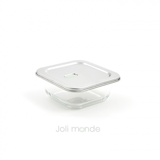 Contenant De verre & d'inox 520ml - Joli Monde
