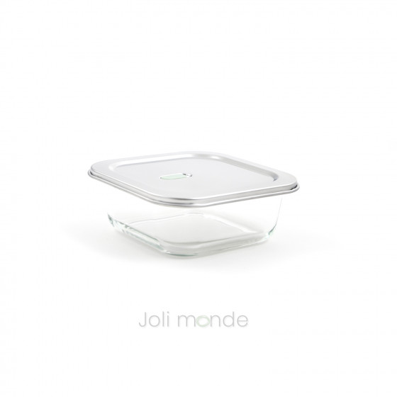 Contenant De verre & d'inox 800ml - Joli Monde