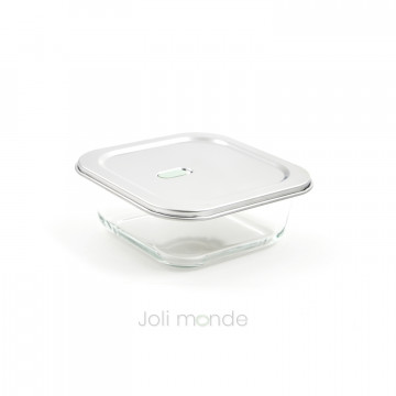 Contenant De verre & d'inox 800ml - Joli Monde 2