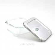 Contenant De verre & d'inox 800ml - Joli Monde