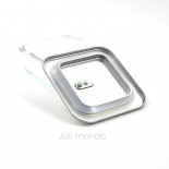 Contenant De verre & d'inox 800ml - Joli Monde