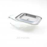 Contenant De verre & d'inox 800ml - Joli Monde