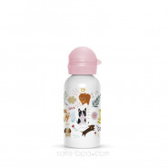Gourde inox 400ml Zabeil - CHIOTS CHATONS