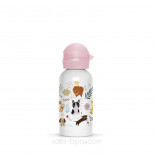 Gourde inox 400ml Zabeil - CHIOTS CHATONS
