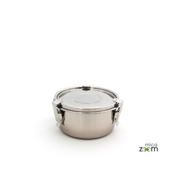 BOITE RONDE HERMETIQUE 10 cm ONYX