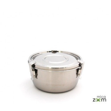 BOITE RONDE HERMETIQUE 12 cm ONYX