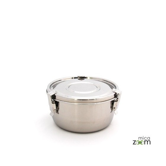 BOITE RONDE HERMETIQUE 12 cm ONYX