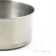 Boite inox & silicone Quadrio - Large