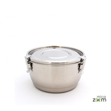 BOITE RONDE HERMETIQUE 14 cm ONYX