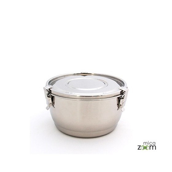 BOITE RONDE HERMETIQUE 14 cm ONYX