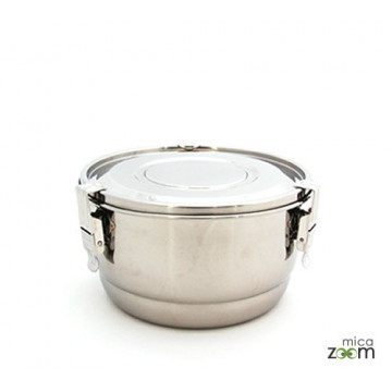 BOITE RONDE HERMETIQUE 16 cm ONYX