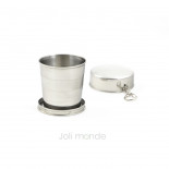 Timbale pliante inox - La Baroudeuse - 250ml