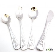 Couverts tout inox enfant CANARDS - Onyx