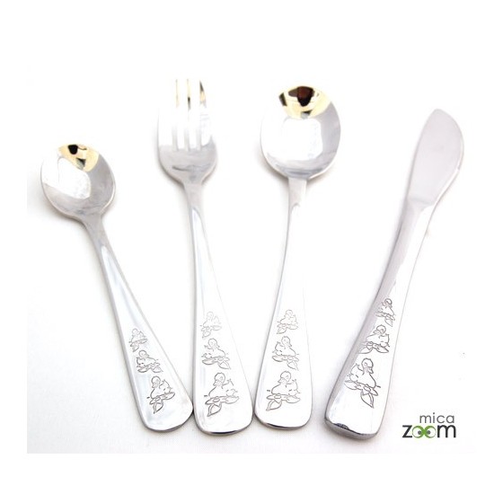 Couverts tout inox enfant CANARDS - Onyx