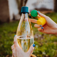 Gourde verre 800 ml - BLANC