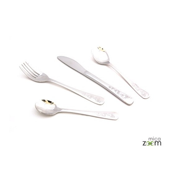 Couverts tout inox enfant CANARDS - Onyx