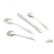 Couverts tout inox enfant CANARDS - Onyx