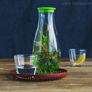 Carafe verre 1200 ml - Green