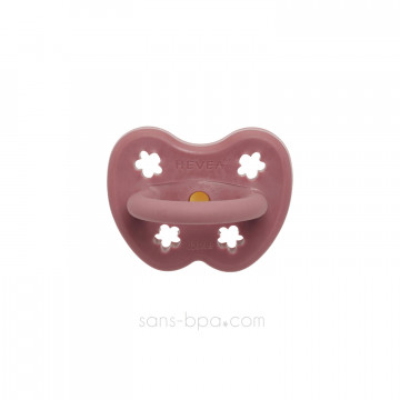 Sucette physiologique 3-36 mois caoutchouc - ROSEWOOD