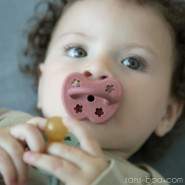 Sucette physiologique 3-36 mois caoutchouc - ROSEWOOD