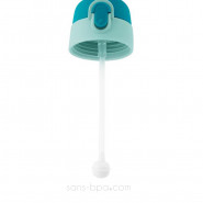 Gourde paille inox isotherme poignée 360ml - Dino Stomp