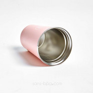 Tasse inox isolée 380 ml ROSE