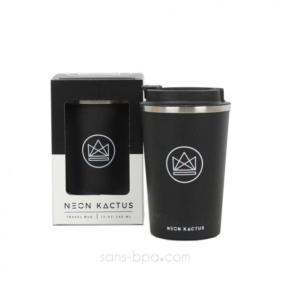 Tasse inox isolée 380 ml BLACK