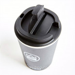 Tasse inox isolée 380 ml BLACK